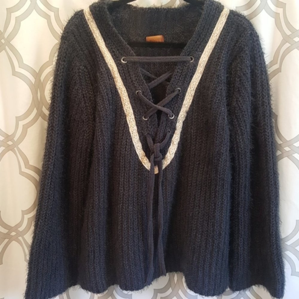 POL Oversized Chunky Knit Sweater M EUC